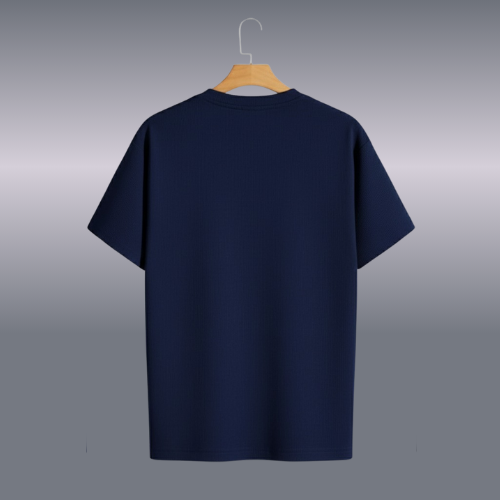 Men's Navy Blue T-Shirt | Premium Pima Cotton with Sea Cell Fabric.