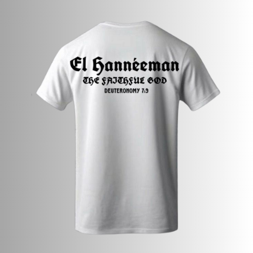 Faithful God T-Shirt - Men's White Crewneck, Deuteronomy 7:9